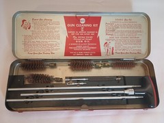 SEARS AND ROEBUCK NO 2143 VINTAGE GUN CLEANING KIT 22 CAL # ⁶ 20251