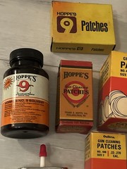 Hoppe’s & Outers Gun Cleaning Supplies Lot Oil Solvent Patches Prevents Rust