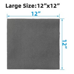 10 Pack Microfiber Gun Cleaning Cloth, 12″X12″ Lint Free Gun Cleaning Rags, Reus
