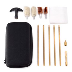 .20 .12Ga Shotgun Cleaning Kit with T-Handle Cleaning Rods Converter Brushes Mop