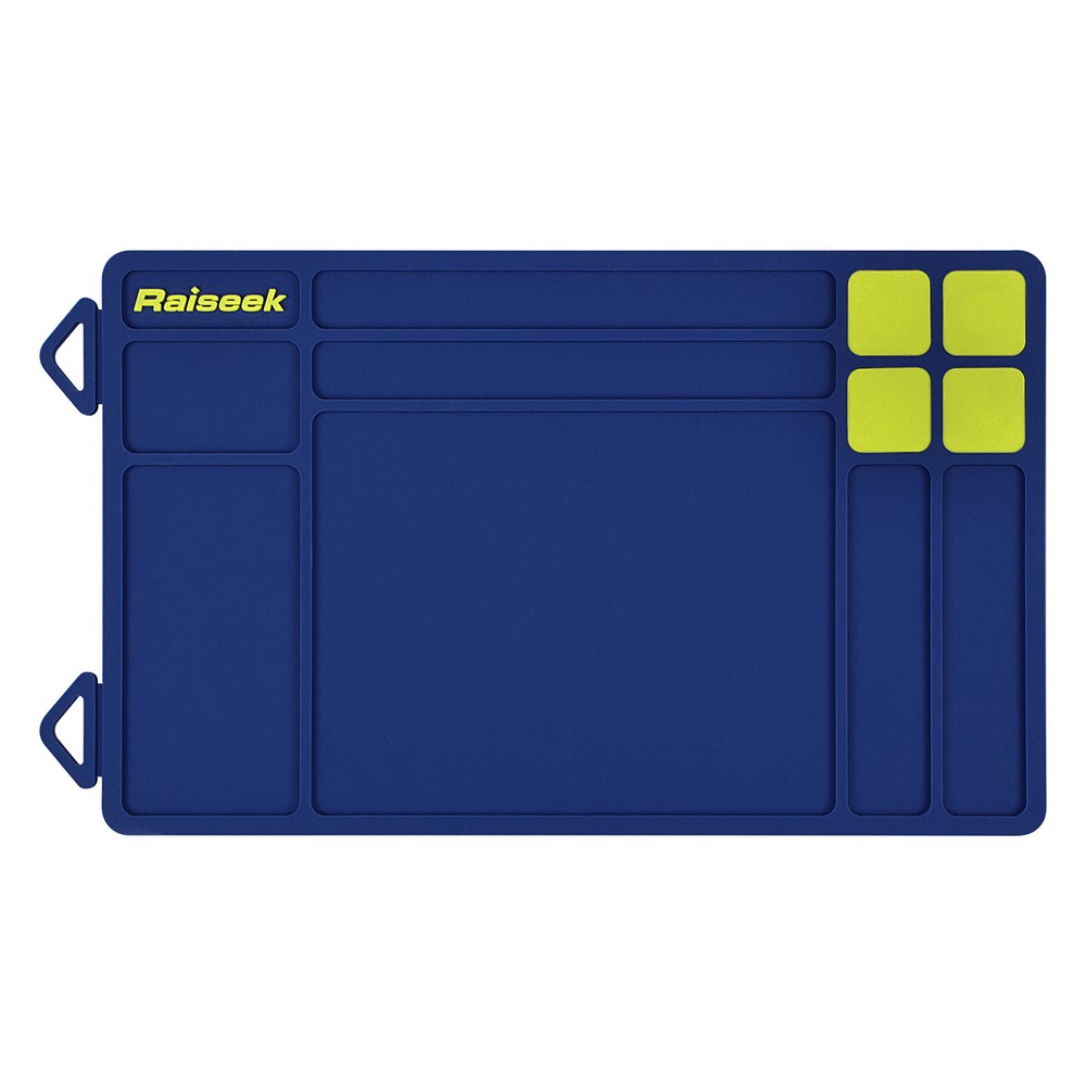Blue Anti-slip Gun Maintenance Mat, Rubberized Repair Mat 15.9″ x 9.8″