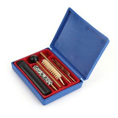 Universal Brushes Gun Cleaning Kit for Cal .38 .357 9mm Pistol and Revolver US