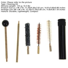 Universal Brushes Gun Cleaning Kit for Cal .38 .357 9mm Pistol and Revolver US