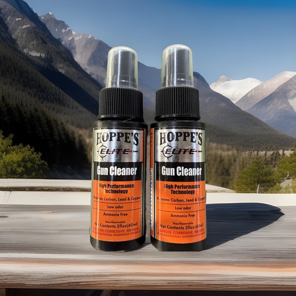 Hoppe’s Elite Spray Bottle Gun Cleaner Bottle 4 Fl Oz (Pack of 2)