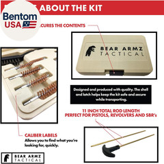 Universal Handgun Cleaning Kit | American Company | Gun Cleaning Kit for Caliber