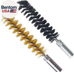 2 Set 9Mm Handgun Cleaning Kit Bronze Nylon Bore Brush with Nylon Cleaning Rod