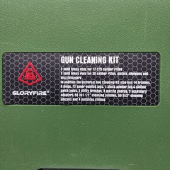 GLORYFIRE Universal Gun Cleaning Kit with BRASS JAGS Preowned.