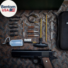 Universal Handgun Cleaning Kit .22,.357,.38,9Mm,.45 Caliber Pistol Cleaning Kit