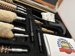 DAC Gunmaster Universal Gun Cleaning Kit Wood Case Multi Caliber Rifle Pistol