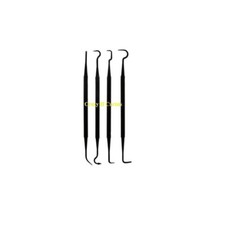 SIX! Double Ended Nylon Gun Rifle Pistol Cleaning Brushes BRUSH & FREE PICK/Ship