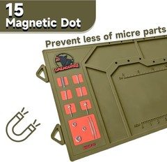 Gun Cleaning Mat W/ Magnetic Tool Stand,Cleaning Mat Pistol Maintenance,Durable