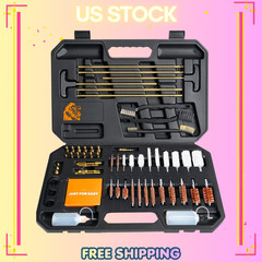 Universal Gun Cleaning Kit All Caliber Pistol Rifle Handgun Shotgun Brass Rods