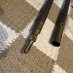 Vintage Shot Gun Cleaning Rod Three Pc. Wood And Brass 36” Long (slot Tip)
