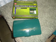 Pistol Cleaning Brush Kit in Case, 8 piece New