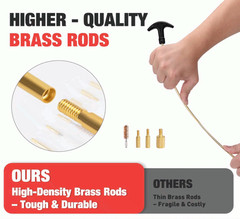 Universal Gun Cleaning Kit All Calibers for Pistol Rifle Shotgun Stand