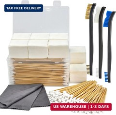 Gun Cleaning Kit in Big Box, 4-in-1 Cleaning Supplies Includes Brushes, Patches,