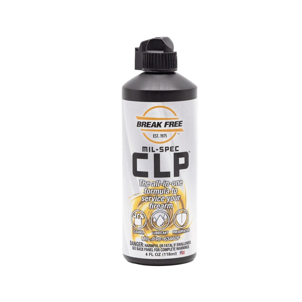 Break Free CLP Cleaner Lubricant and Preservative 4 Fl Oz (Pack of 1), Black