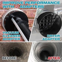 58-Pieces 35-Feet Dryer Vent Cleaner Kit, Dryer Cleaning Tools, Include 35Feet