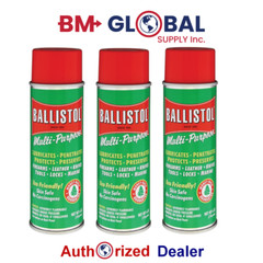 3 Units of Gun Cleaner Aerosol, Ballistol Multi Purpose Lubricant 6oz USA &