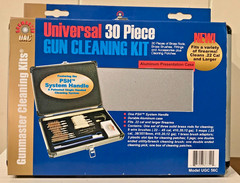 Gunmaster 30 Pc Universal Gun Cleaning Kit Aluminum Case UGC56C New .22 Cal & Up