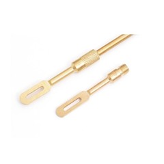 Gun Cleaning Jag Set – Solid Brass Tips for Rifle Maintenance, Storage Case Incl