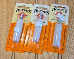 3X Hoppes No. 1324 Cotton Cleaning Swab .40/.45 Caliber