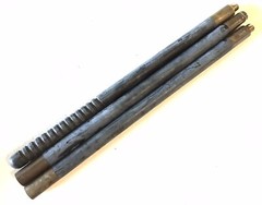 Purdue Cleaning Rod 3 Piece 32 3/4” Overall Length-Marked J. Purdue+Sons #125