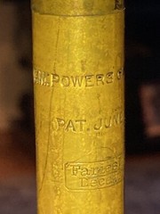 Antique Brass C.M. Powers Rifle Cleaning Rod Faries Decautur, IL 1896