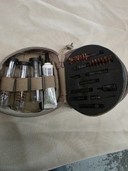 Otis Tech 5.56/7.62/9MM, .50/.40-.45 Cal. & 12 Ga. Weapon Cleaning Kit Tan