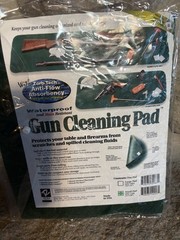 Gun Cleaning Pad Mat Green Shotgun Rifle Hunting Shooting Waterproof Vinyl Back
