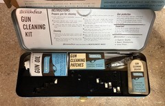 Vintage Wards Western Field Gun Cleaning Kit 30cal 60-1869 Blue Metal W Original