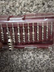 Tipton Ultra Gun Cleaning Jag Set 13-Piece Threaded Nickel Plated Brass