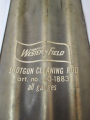 Vintage Montgomery Wards Western Field Shot Gun Cleaning Rod For all Calibers