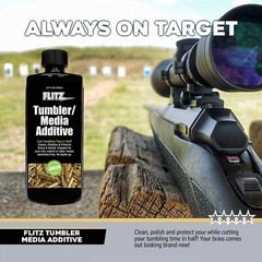 FLITZ Tumbler Media Additive 7.6oz/225ml Bottle TA04885 (SEE VIDEO)
