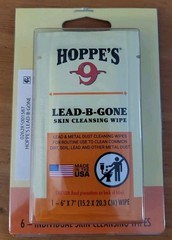 Hoppe’s Lead-B-Gone Skin Cleansing Wipes 6 Pack