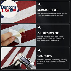 24″X12″ Pistol Cleaning Mat and 100PCS 6″ Cleaning Swabs – Cleaning Mat with Sti