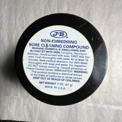 JB Non-Embedding Bore Cleaning Compound 2 oz Petroleum Distillates Gun Cleaning
