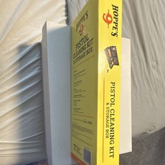 Hoppe’s Pistol Cleaning Kit Yellow With Storage Box for 9mm .357 .380 .38 Cal