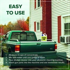 Ultrasonic Gun Cleaner – Makes 8 Gallons – Tillbrook Concentrated Ultrasonic…
