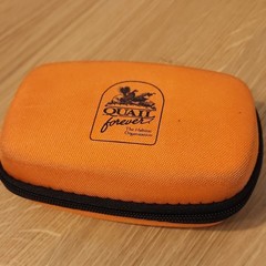 Quail Forever Gun Cleaning Kit Orange/Black Zip Case w/ Brushes, Mops, Patches