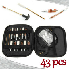 Universal Gun Cleaning Kit Rifle Pistol Shotgun Firearm Brush Cleaner Set 43pcs