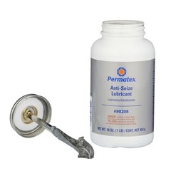Anti-Seize Lubricant Brush Top Bottle, 16 oz, Silver – High-Performance Protecti