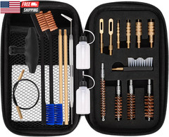 Universal Handgun Cleaning Kit .22,.357,.38,9Mm,.45 Caliber Pistol Cleaning Kit