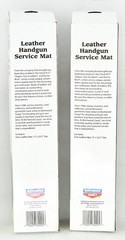 Set of 2 Birchwood Casey Handgun Leather Service Cleaning Mats 13”x23.5” 30225