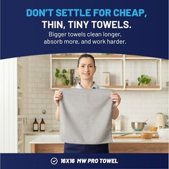 Microfiber Wholesale 12 X 12 Mw Pro Multi-Surface Microfiber Cleaning Cloths