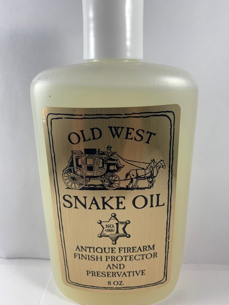 OLD WEST SNAKE OIL-Gun, Gun Stock Oil, Wood Furniture Oil, Antiques, Iron Tools