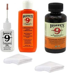 Hoppe’s Oil Combo # 9 Precision Bundled 2-1/4 oz Refill 2oz # 9 Cleaning Solvent