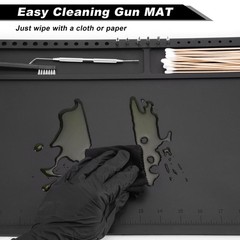 Shotgun Cleaning Mat,36″ x 12″ Magnetic Cleaning Mats for All , Anti-Slip Rep…