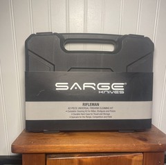 Sarge Knives Rifleman Universal Gun Cleaning Kit With Hard Case 62 Pieces