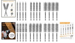 Professional Stainless Steel Wire Brushes Set – 24 Pieces for Complete Cleaning